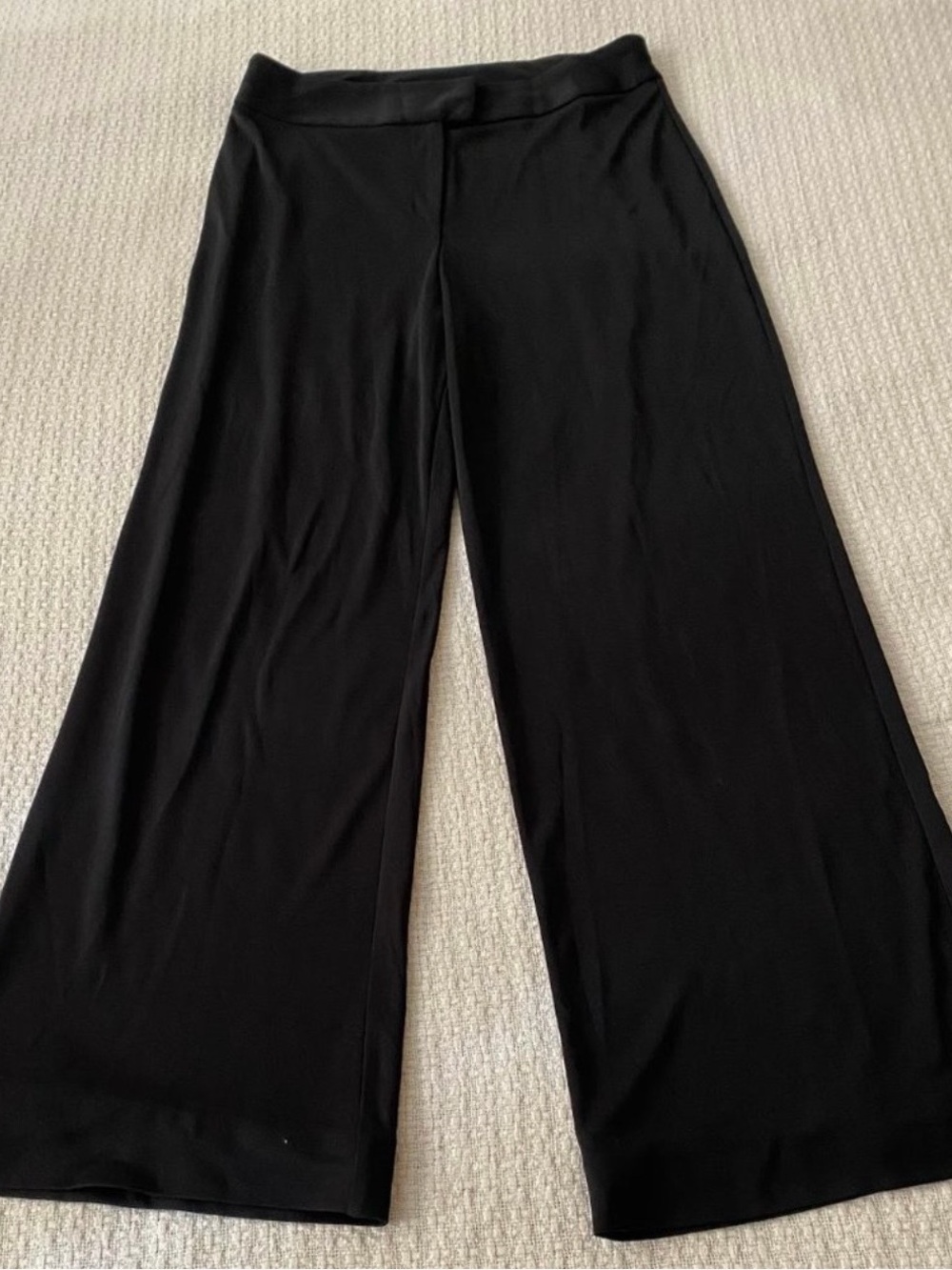 New York & Company Black Wide-Leg Pull-On Pants